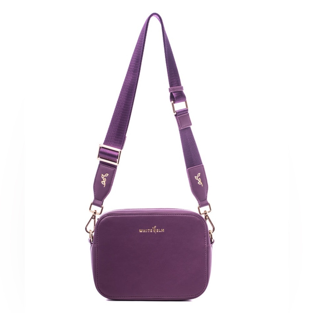 White Elm Elegant Purple Crossbody Bag BEXLEY CROSSBODY BAG - PLUM
BNWT